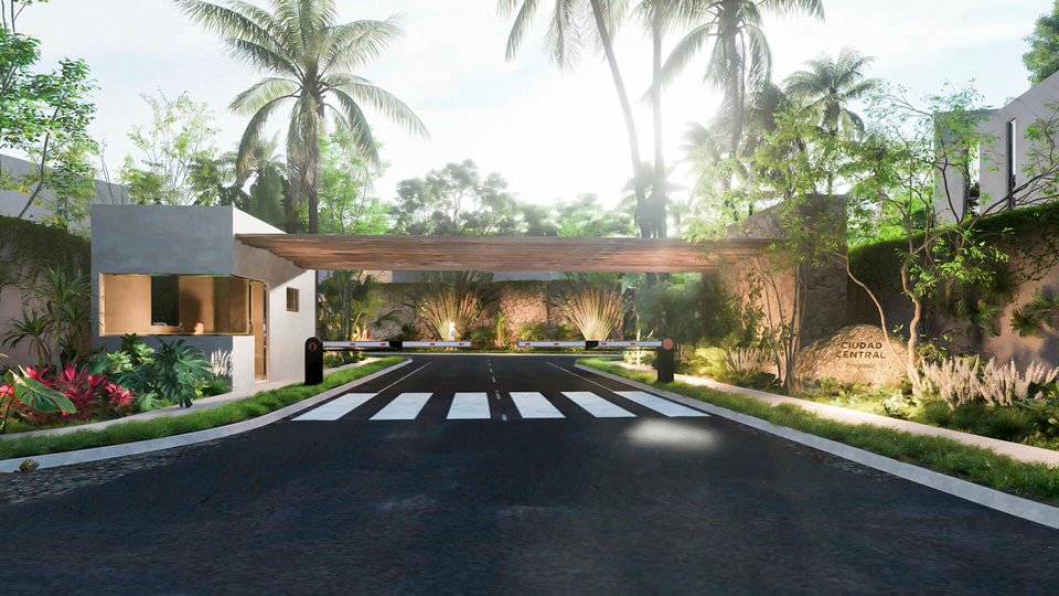 Acceso a privada residencial