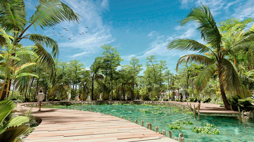 Ojo de agua y naturaleza